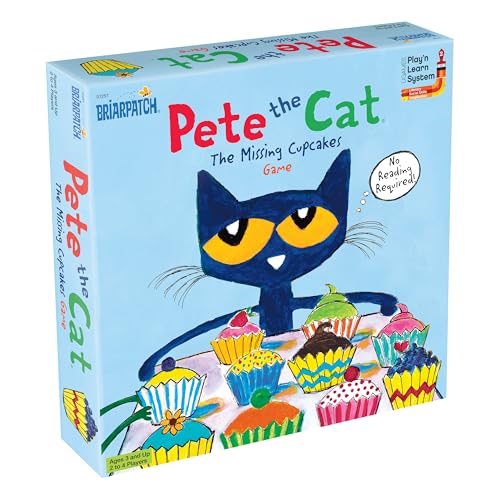 Briarpatch Pete the Cat The Missing Cupcakes Game, Fans of Pete the Cat Books, Ages 3+