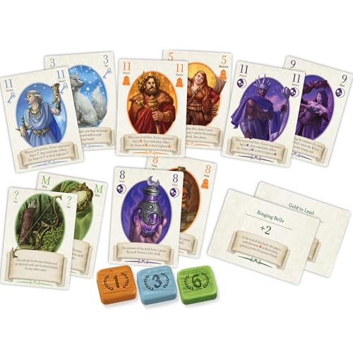 Renegade Game Studios Fox in the Forest Deluxe 2 Player Trick-Taking Game | Fairy Tale Strategy Card Game with Foil Cards & Acrylic Tokens. Features 3 Modules and Premium Components for Couples - style: Deluxe
