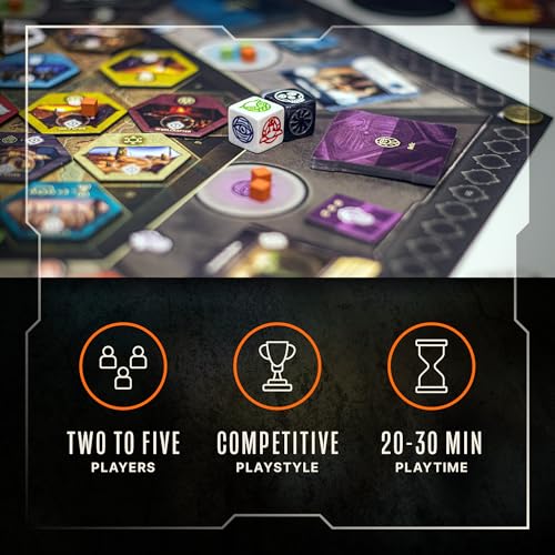 Orange Nebula Vindication Board Game - Heroic Attributes, Modular Map, & Strategic Competitive Play (New Edition)