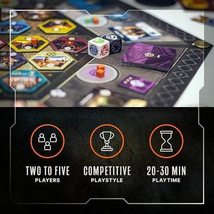Orange Nebula Vindication Board Game - Heroic Attributes, Modular Map, & Strategic Competitive Play (New Edition)