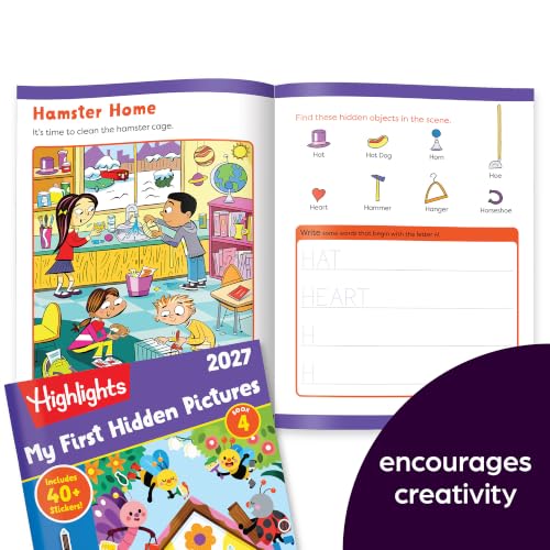 Highlights My First Hidden Pictures 2027 Special Edition Gift Set | Seek and Find Book Set for Little Ones with Simple Hidden Objects, Just Right Puzzles, Stickers and More for Kids Ages 3-6