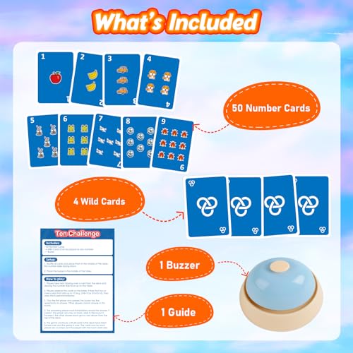 Kasfalci Math Learning Toys - Card Games, Board Games & Flash Cards for Kids, Addition & Subtraction, Family Travel Fun, Classroom Must Haves