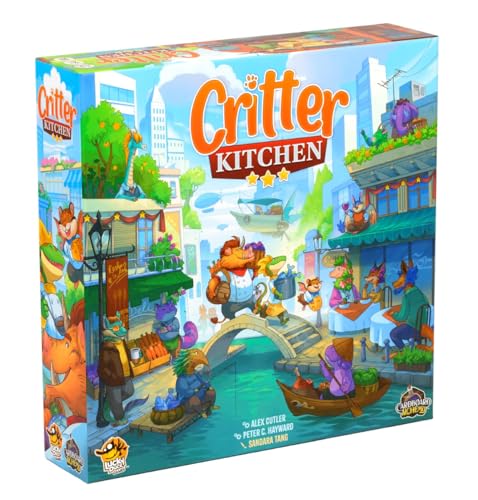 Lucky Duck Games Critter Kitchen | Strategy Game | Chefs Compete for a Restaurant Critic | 1-5 Players, Ages 12+