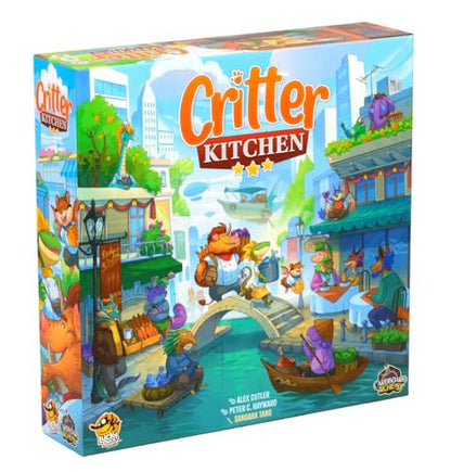 Lucky Duck Games Critter Kitchen | Strategy Game | Chefs Compete for a Restaurant Critic | 1-5 Players, Ages 12+
