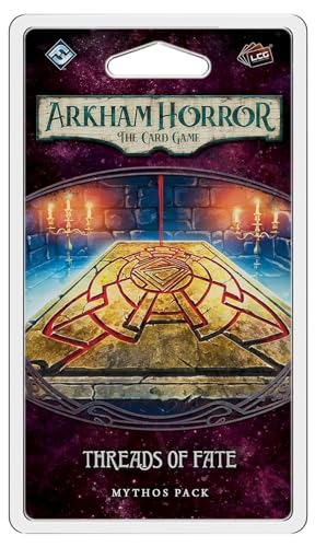 Arkham Horror The Card Game Threads of Fate MYTHOS PACK | Horror Game | Mystery Game | Cooperative Card Game | Ages 14+ | 1-2 Players | Average Playtime 1-2 Hours | Made by Fantasy Flight Games - size: Mythos Pack, style: Threads of Fate