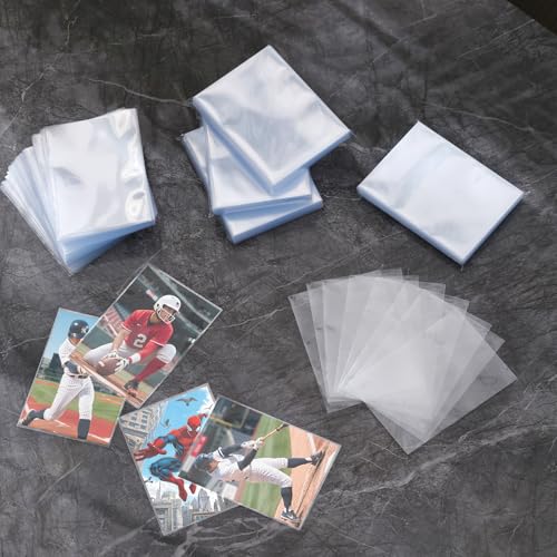 600 Count Clear Penny Soft Sleeves: Trading Card Sleeves, Soft Protectors Fit for Standard Cards, Sports Cards, TCG/MTG Game Cards, Baseball Cards
