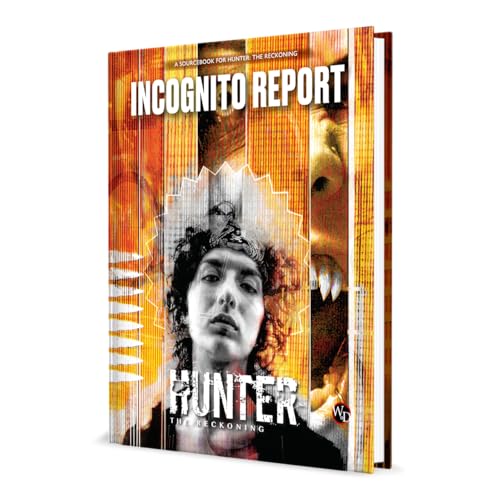 Renegade Game Studios Hunter: The Reckoning 5th Edition Incognito Report | Hardcover RPG Sourcebook with Monster Hunts, Cog Conspiracy Content, New Perks, and Expanded World of Darkness Mechanics