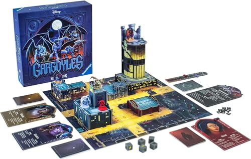 Ravensburger Disney Gargoyles - Immersive Family Strategy Board Games for Kids and Adults Age 10 Years Up - 2 to 5 Players