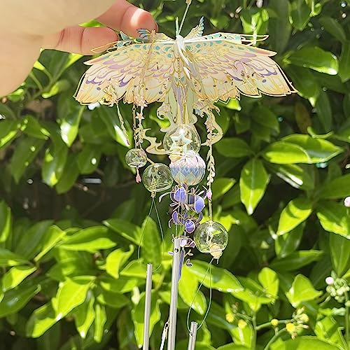 MU 3D Metal Puzzles Windbell Wind Chime D Model Kits Building for Adult and Teeners, Windchime Jigsaw Miniature DIY Sets, Birthday Gift - color: D Skyrocket Life and Career