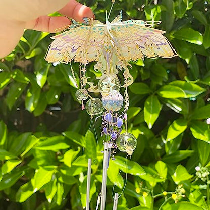 MU 3D Metal Puzzles Windbell Wind Chime D Model Kits Building for Adult and Teeners, Windchime Jigsaw Miniature DIY Sets, Birthday Gift - color: D Skyrocket Life and Career