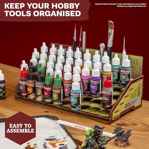 The Army Painter, Warpaints Air Mega Set Combo, 60 x 18 ml | Colori acrilici per aerografo, 9 metallici, 1 fluo e 1 stazione di pittura, per DnD e Warhammer - color: Warpaints Air Mega Set Combo