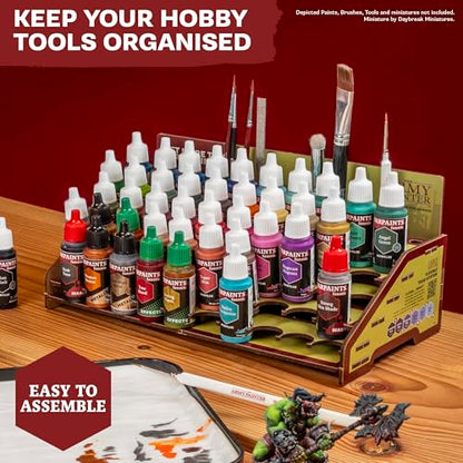 The Army Painter, Warpaints Air Mega Set Combo, 60 x 18 ml | Colori acrilici per aerografo, 9 metallici, 1 fluo e 1 stazione di pittura, per DnD e Warhammer - color: Warpaints Air Mega Set Combo
