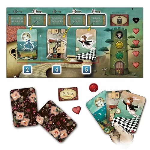 Alice in Wonderland Words | Game of Words and Imagination for the Whole Family | Engaging, Cooperative, and Creative | Ages 8+ | 2-6 Players | 15-45min Playtime