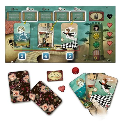 Alice in Wonderland Words | Game of Words and Imagination for the Whole Family | Engaging, Cooperative, and Creative | Ages 8+ | 2-6 Players | 15-45min Playtime