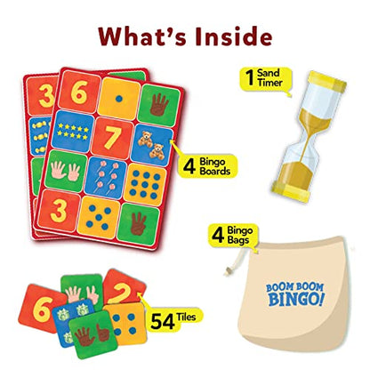 Skillmatics Bingo Preschool Board Game - Numbers & Counting, Fun & Fast Matching Bingo Game, Gifts for Boys & Girls Ages 4 to 7 - style: Numbers & Counting