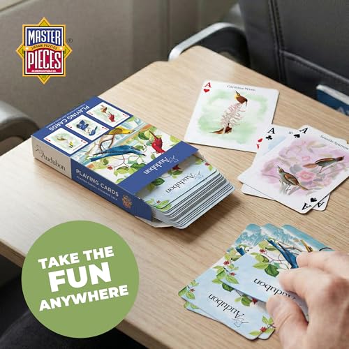 MasterPieces Officially Licensed Audubon Playing Cards - 54 Card Deck for Adults - style: Audubon