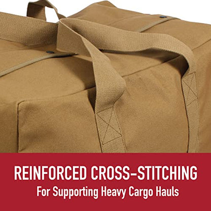 Rothco Canvas Parachute Cargo Bag | Built From Rugged Canvas, This Spacious Cargo Bag Hauls Gear With Ease—Durable, Reliable, And Ready - color: Navy Blue