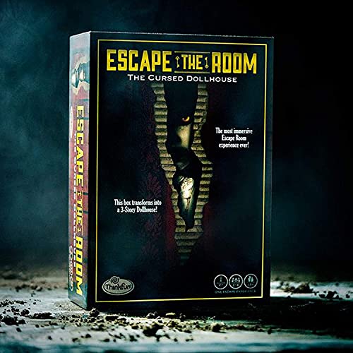 ThinkFun Escape the Room The Cursed Dollhouse – An Escape Room Experience in a Box for Ages 13 and Up (7353)