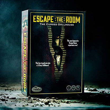 ThinkFun Escape the Room The Cursed Dollhouse – An Escape Room Experience in a Box for Ages 13 and Up (7353)