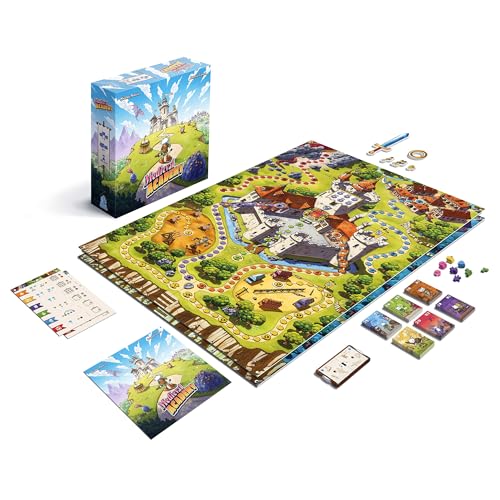 Medieval Academy (Second Edition) - Card Drafting, Strategy Board Game, Chivalry, Tournaments & Adventure, Ages 8+, 1-5 Players, 30 Min