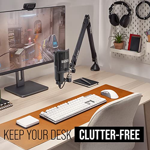 RØDE PSA1+ Professional Studio Arm with Spring Damping and Cable Management, Black - color: Black, style: PSA1+