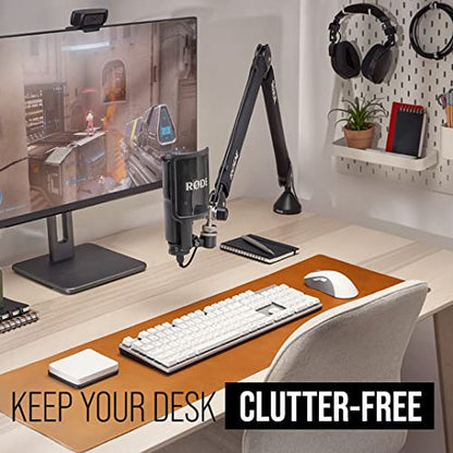 RØDE PSA1+ Professional Studio Arm with Spring Damping and Cable Management, Black - color: Black, style: PSA1+