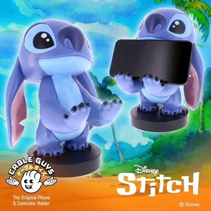 Cableguys Stitch Controller Holder & Phone Stand - Gaming Setup Accessories for Desk and Game Room, Controller Stand Compatible with Xbox, PlayStation & Most Standard Game Controllers