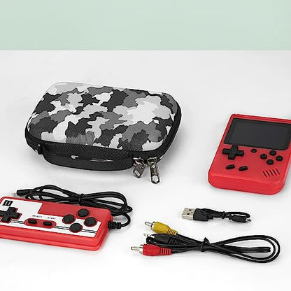 GEEKRIA Handheld Game Console Carrying Case, Protective Travel Retro Mini Game Player Box for Charging Cable, Batteries, Earpods, and Gaming Accessories - color: Camouflage