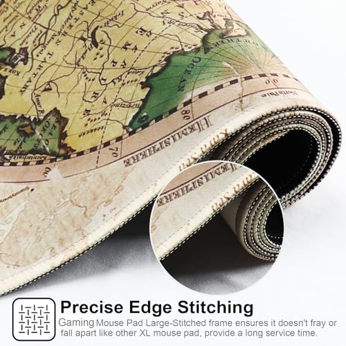 Professional Gaming Mouse Pad XXL & Computer Large Mouse Pad Table Mat(35.4x15.7x0.1IN, Ball) - color: Ball, size: 35.4x15.7x0.1IN