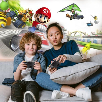 KIWITATA Wireless Controller for Retro N64 Games, 2.4GHZ Rechargeable Wireless N64 Remote Joystick Gamepad Controller for Original N64 Console Black - color: black