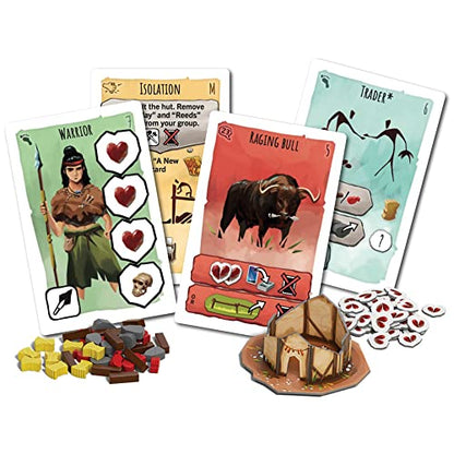 Z-Man Games Paleo A New Beginning Board Game Expansion - Forge a New Chapter in Human History! Cooperative Strategy Game for Kids & Adults, Ages 10+, 2-4 Players, 45-60 Minute Playtime - style: Paleo A New Beginning Expansion