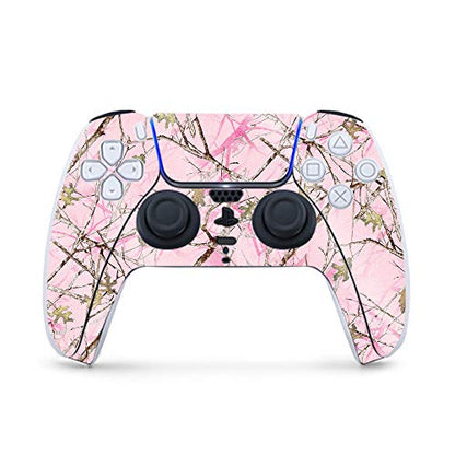 MightySkins Glossy Glitter Gaming Skin for PS5 / PlayStation 5 Controller - Conceal Pink | Durable High-Gloss Glitter Finish | Easy to Apply and Change Style | Made in The USA - color: Conceal Pink