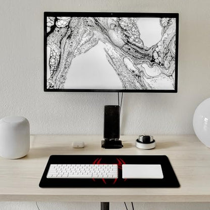 Gaming Mouse Pad, Spider Black Pattern Mouse Pad 11.8x23.6Inch Large Extended Computer Mouse Mat Keyboard Full Desk Mousepad for Gaming, Office, Home - color: style-14, size: 11.8 x23.6-Inch