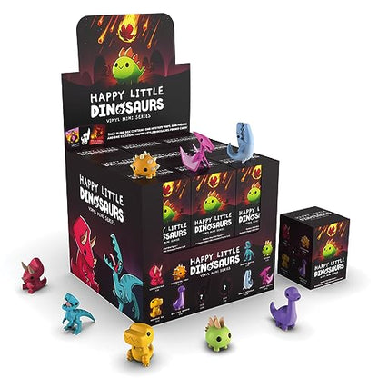 Unstable Games TeeTurtle Happy Little Dinosaurs - Vinyl Mini Figures Mystery Box Series, Black - style: Vinyl Mystery Mini Figures