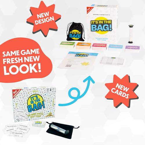 It’s in The Bag - Ultimate Family Game for Game Night, 3 Rounds of Wild Fun | New Redesign of the Viral Party Game for Adults, Groups, and Kids - 25-30 Minutes, 4+ Players