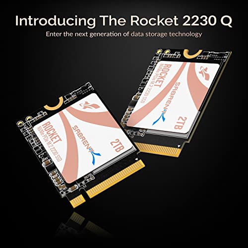 SABRENT Rocket Q4 2230 NVMe SSD 2TB – PCIe Gen4 M.2 Internal SSD for Steam Deck, ROG Ally, Surface Pro, Mini PCs – DRAM-Less QLC, Up to 5GB/s, Single-Sided, Compact Form Factor [SB-213Q-2TB] - size: 2TB
