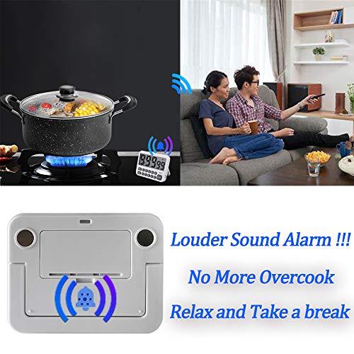 Digital Kitchen Timer, Large Display Countdown/Up Timer with Digits Directly Input, Fast Setting, Loud Alarm, ON/Off, Magnetic Back Stand for Cooking, Baking, Study - size: YS316