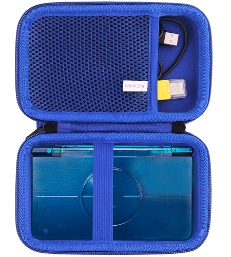 Hard EVA Carrying Storage Case Compatible with Retroid Pocket Flip 2 / Retroid Pocket Classic Retro Game Handheld Console Protective Travel Storage Box (Blue) - color: Blue