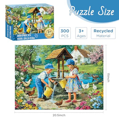 300 Piece Puzzle for Adult, Wonderful Childhood Jigsaw Puzzle - style: Wonderful Childhood