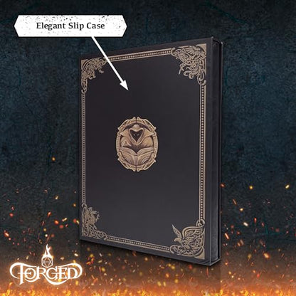 Game Master Screen - 30in Portrait DM Screen Compatible with Dungeons and Dragons and Other TTRPG - Faux Dragon Skin with Clear Dry Erase 8.5 x 11 Pockets - Slipcase Stores with DND Books - Black - color: Portrait Black