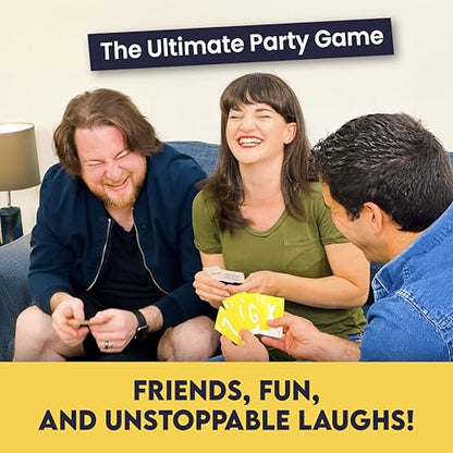 Slingz by Blue Orange Games, Fast and Hilarious Word Card Party Game of Categories for Ages 10 & Up, 2 to 7 Players - style: 10 and up - Family