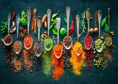 Jigsaw Puzzles for Adults 1000 Piece Puzzle for Adults 1000 Pieces Puzzle 1000 Pieces-World Spices - color: World Spices