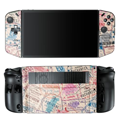 Carbon Fiber Gaming Skin Compatible with Lenovo Legion Go - Ive Been Everywhere - Premium 3M Vinyl Protective Wrap Decal Cover - Easy to Apply | Crafted in The USA by MightySkins - color: Ive Been Everywhere, style: Carbon Fiber Textured Finish