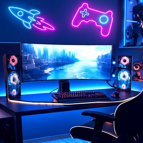 65.6FT Neon Rope Light,IP65 Waterproof RGB LED Strip Lights,Neon LED Lights with 40 Key Remote and APP Control for DIY Design,Multiple Modes for Bedroom,Holiday Decor（with Snap &Screws） | Neon LED Lights with 40 Key Remote and APP Control for DIY Design,M