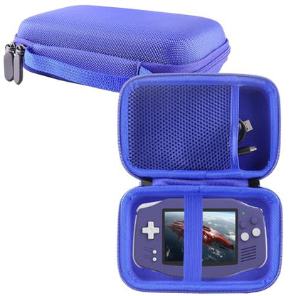 Hard Case Compatible with RG34XX/R36MAX Retro Handheld Game Console (blue) - color: blue