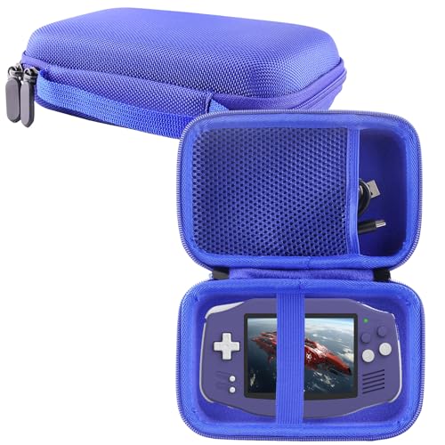 Hard Case Compatible with RG34XX/R36MAX Retro Handheld Game Console (blue) - color: blue