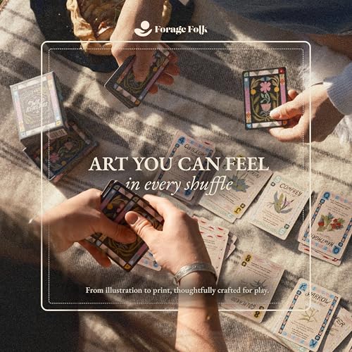 Wild Remedies Botanical Playing Cards for Nature Lovers & Collectors – Beautiful Playing Cards, Poker Deck Featuring 52 Hand-Illustrated Healing Herbs + Digital Booklet of 20 Classic Games - style: Wild Remedies
