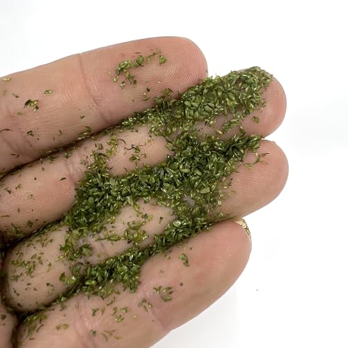 Multicolor Leaf Model - 300ml Miniature Scenery Material for Train Railway, Diorama, Car Scene & Scale Landscape Layouts (Olive Green) - color: Olive Green