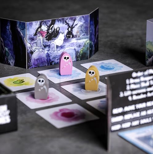 Reap Card Game | A Spooky & Cute Game of Grim Reaper Soul Stealing Strategy | Ages 14+ | 2-4 Players | for Players who Wish it was Halloween All Year Round!