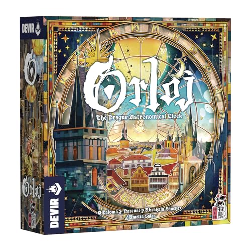 Devir - Orloj: The Prague Astronomical Clock Board Game, Heavy Strategy Game for Experts & Adults, Ages 14+, 1-4 Players, 120 Playtime, (English Version)